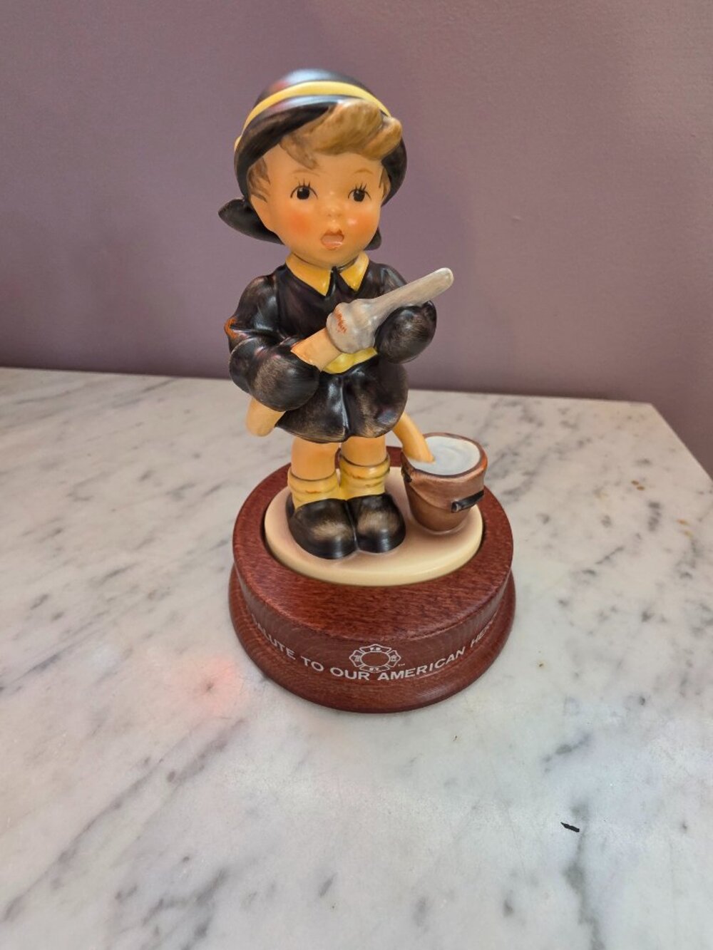 Goebel Hummel Firefighter Figurine “Wasser Marsch” American Hero Ltd Ed #4279/75